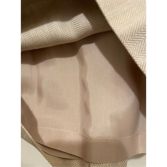 Vintage Barrie pace ltd beige wool pencil office work midi skirt size 8 - Picture 11 of 12